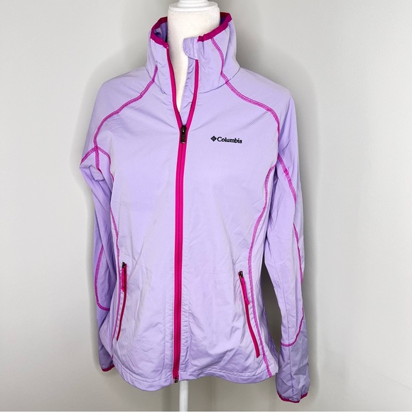 Columbia Jackets & Blazers - Columbia Light Purple Pink Rain Jacket L